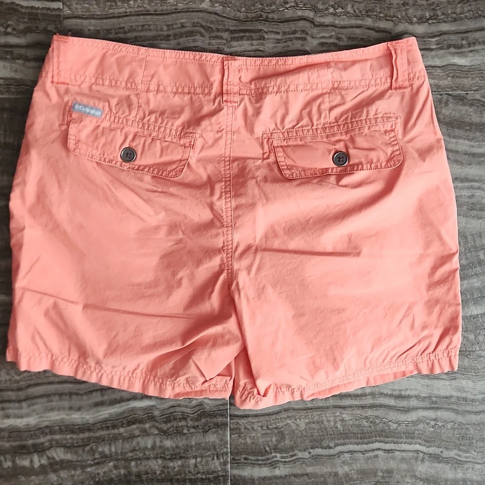 Columbia coral orange cotton shorts Size 10